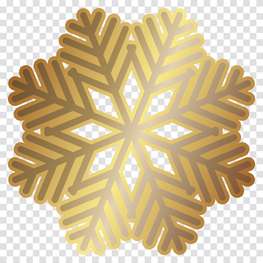 Download Gold Snowflakes Image With No Background Transparent Png