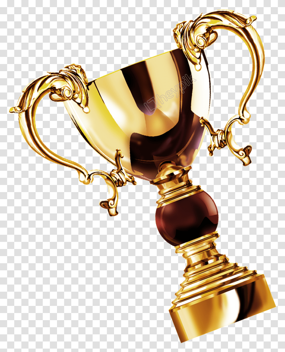 Download Gold Trophy Gold Trophy, Sink Faucet Transparent Png