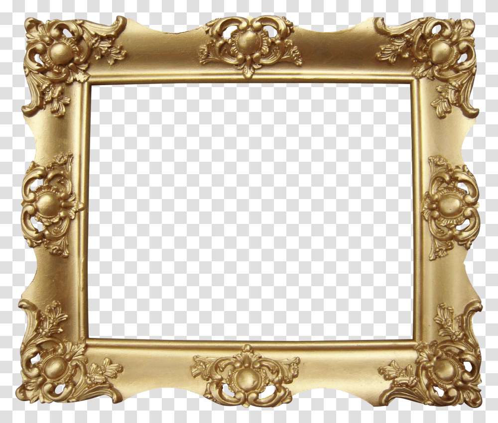 Download Gold Victorian Picture Frame X Victorian Style Picture Frames, Mirror, Altar, Church, Architecture Transparent Png