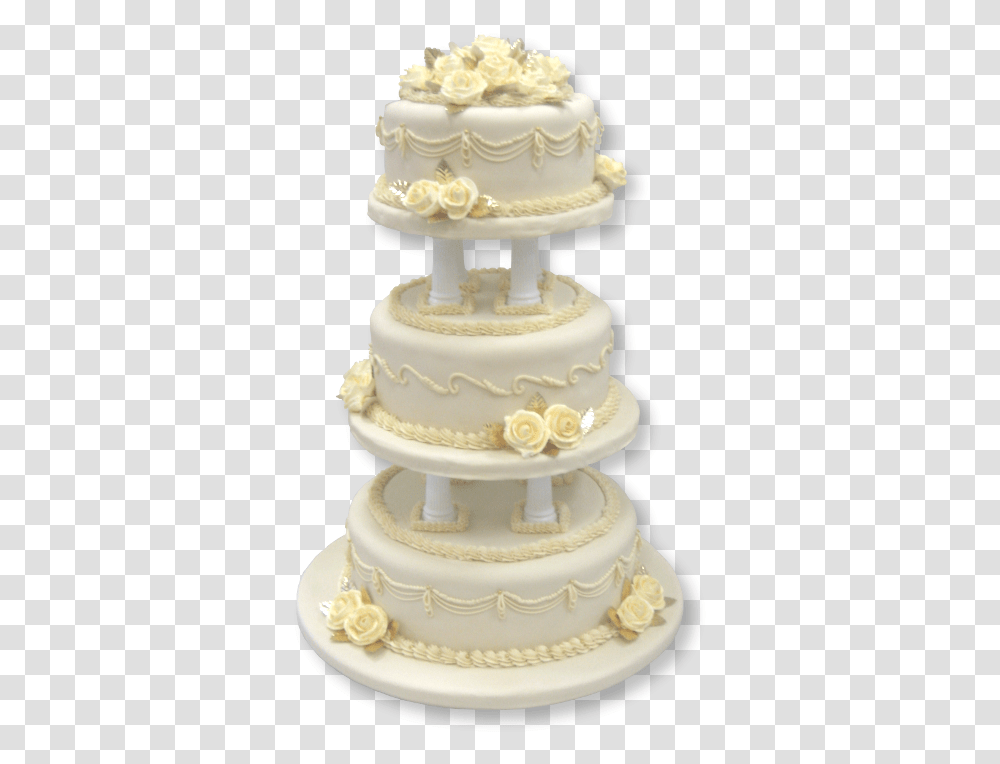 Download Gold Wedding Cake Wedding Cake Background, Dessert, Food, Clothing, Apparel Transparent Png