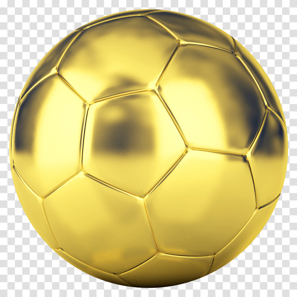 Download Golden Football Image For Free Golden Soccer Ball, Team Sport, Sports Transparent Png