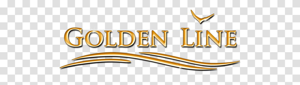 Download Golden Line Calligraphy, Text, Alphabet, Symbol, Logo Transparent Png
