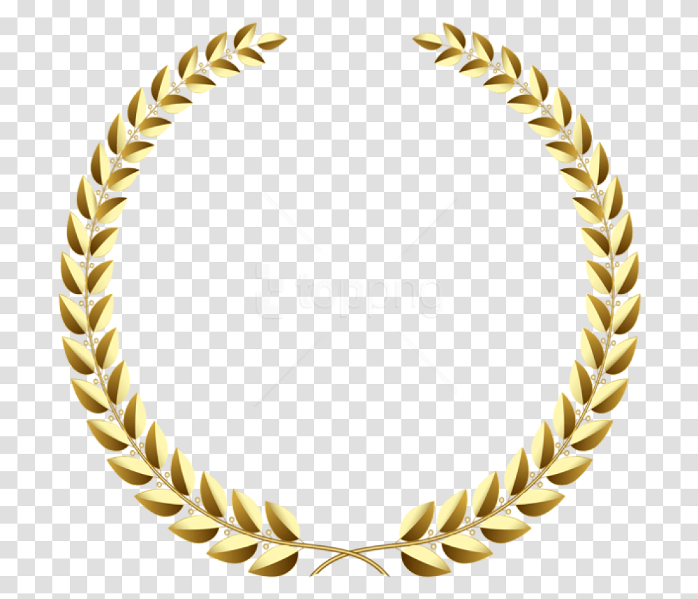 Download Golden Wreath Clipart Photo Gold Laurel Wreath, Bracelet, Jewelry, Accessories, Accessory Transparent Png