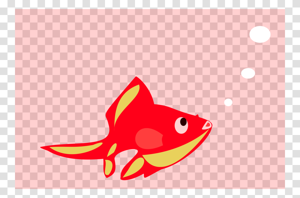 Download Goldfish Clipart Goldfish Clip Art Fish Red Pink, Animal Transparent Png