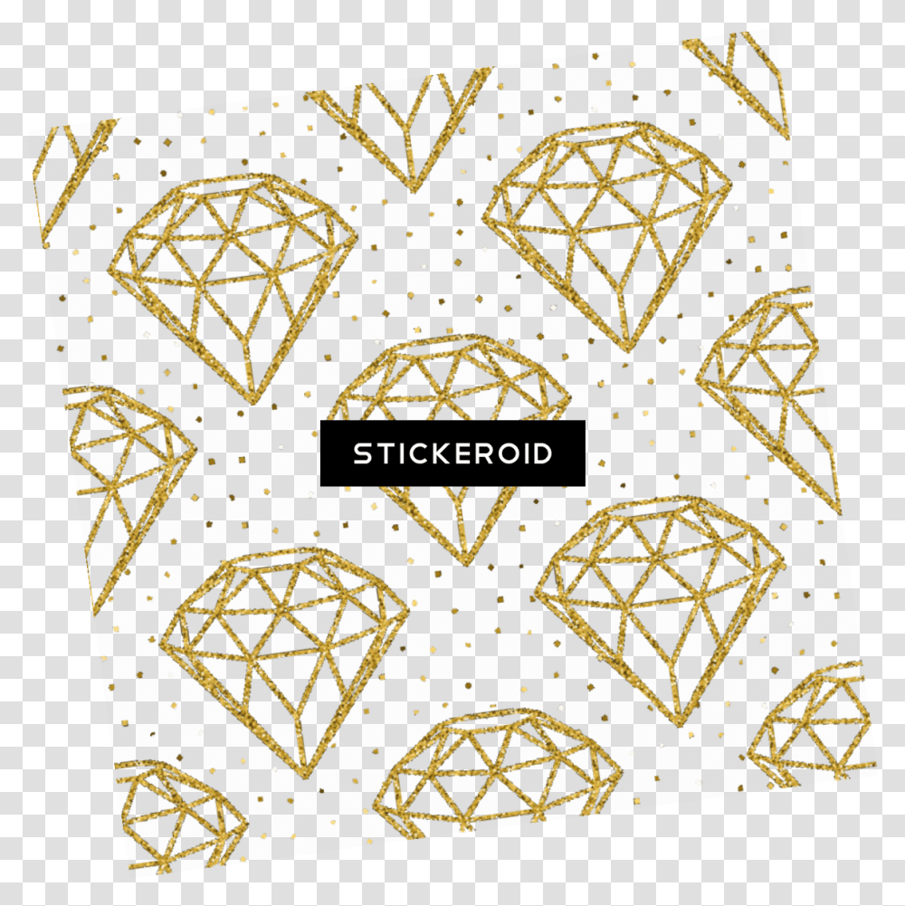 Download Goldglitter Diamonds Horizontal, Symbol, Logo, Trademark, Quilt Transparent Png