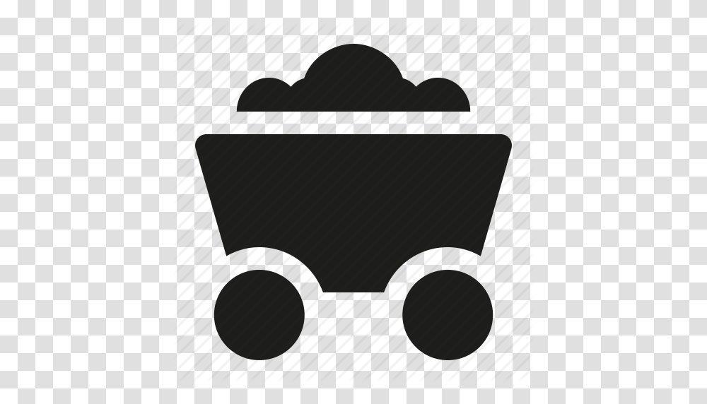 Download Goldmine Clipart Gold Mining Coal Mining Gold, Vehicle, Transportation, Silhouette, Shopping Cart Transparent Png
