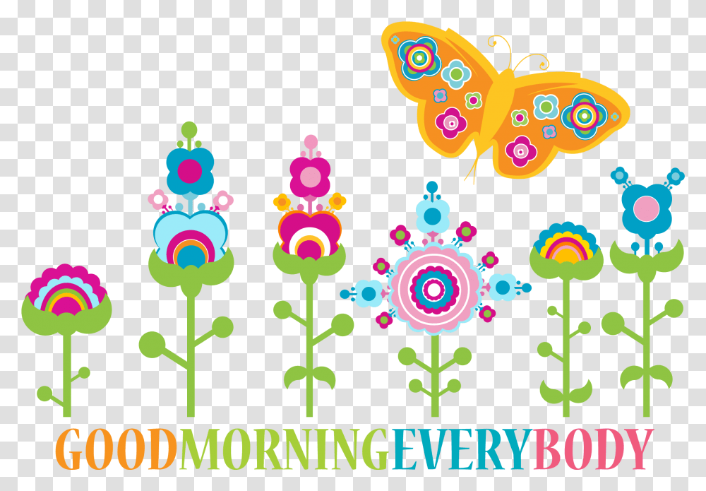 Download Good Morning Background Good Morning, Pattern, Ornament Transparent Png