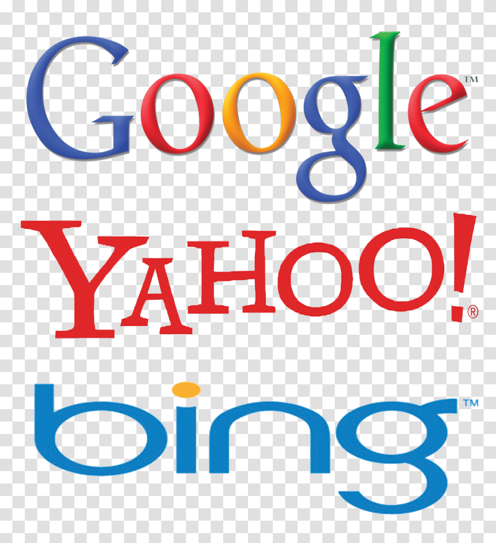 Download Google Bing Yahoo Many Search Engines Are There, Text, Word, Alphabet, Number Transparent Png