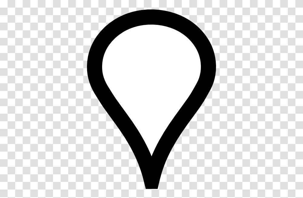Download Google Map Pin Google Maps Pin Outline Full Drop Pin White, Moon, Outer Space, Night, Astronomy Transparent Png