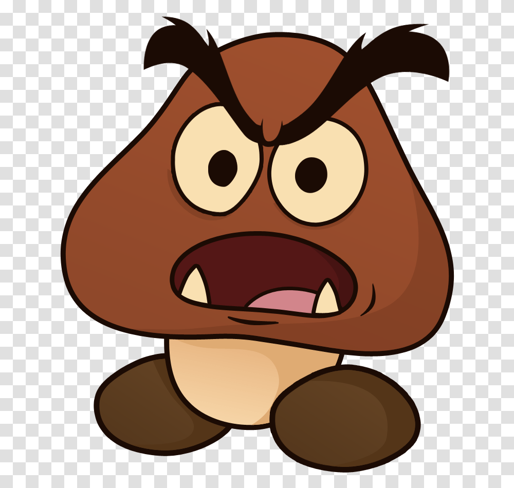 Download Goomba Design For My Videos Lonely Goomba, Mouth, Lip, Tongue, Teeth Transparent Png