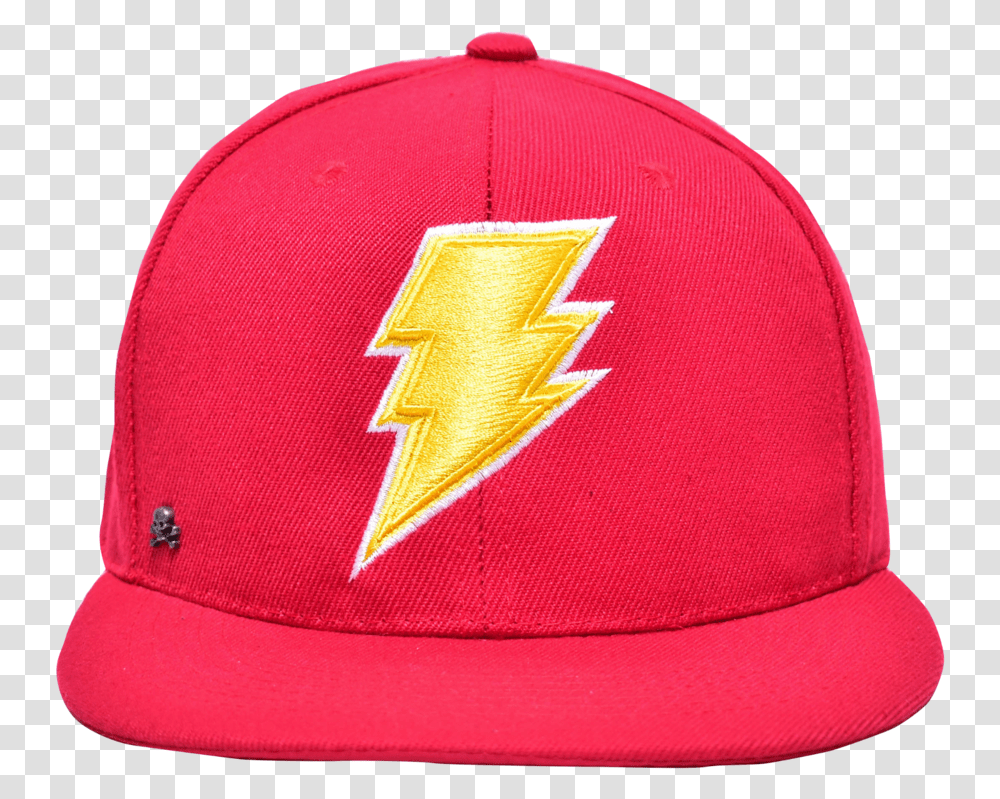 Download Gorra Shazam Logo Baseball Cap, Clothing, Apparel, Hat, Symbol Transparent Png
