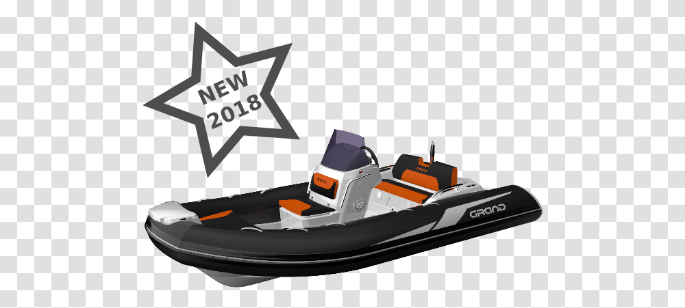 Download Grand Golden Line 420 60hp Package Vector Animated Blue Star Gif, Boat, Vehicle, Transportation, Watercraft Transparent Png