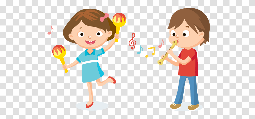 Download Graphic Library Collection Of Kids Playing Music Clipart, Person, Human, Girl, Female Transparent Png