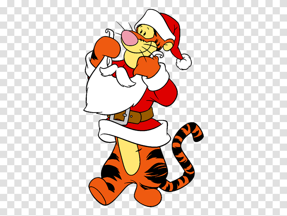 Download Graphic Royalty Free Clip Art Disney Galore Eeyore Winnie The Pooh Christmas Tigger, Animal Transparent Png