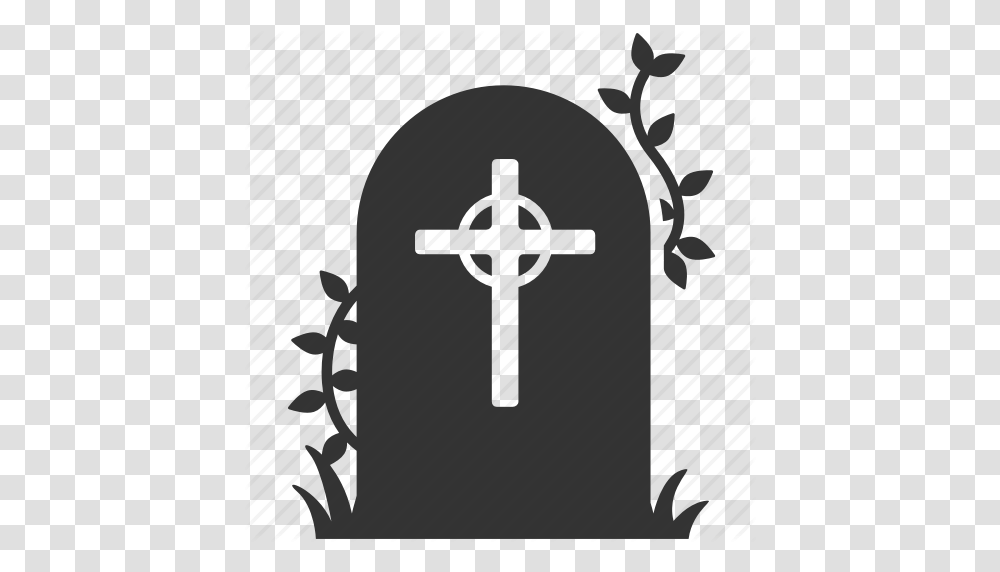 Download Graveyard Icon Clipart Headstone Cemetery Clip Art, Cross, Tomb, Tombstone Transparent Png