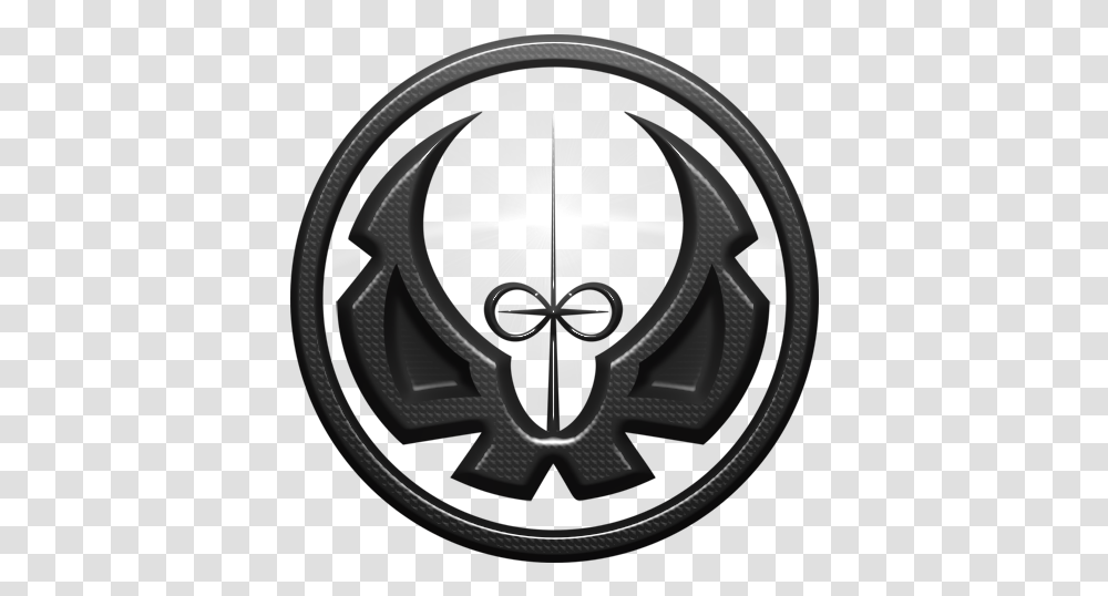 Download Gray Jedi Logo Star Wars Jedi, Armor, Symbol, Emblem, Clock Tower Transparent Png