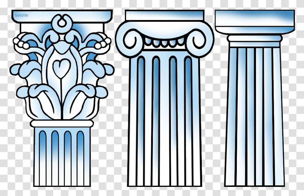 Download Greek Columns Drawing Clipart Ancient Greece Corinthian Column Drawing Easy, Architecture, Building, Pillar, Gate Transparent Png