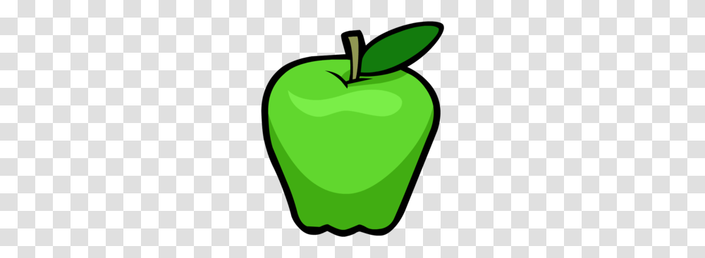 Download Green Apple Clip Art Clipart Clip Art Apple Food Leaf, Plant, Light, Fruit, Lightbulb Transparent Png