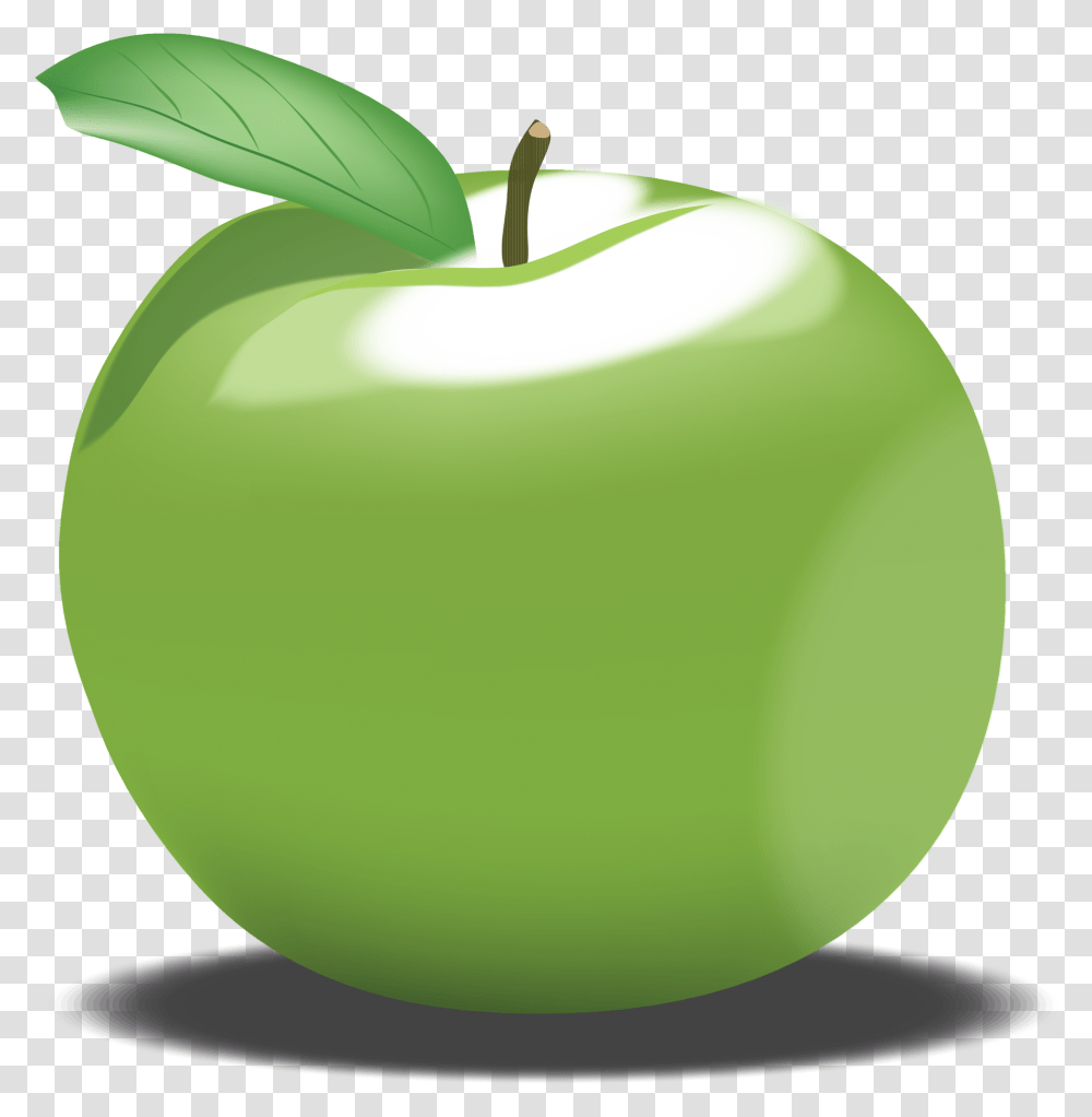 Download Green Apple File For Designing Projects 1 Green Apple Clipart, Tennis Ball, Sport, Sports, Plant Transparent Png