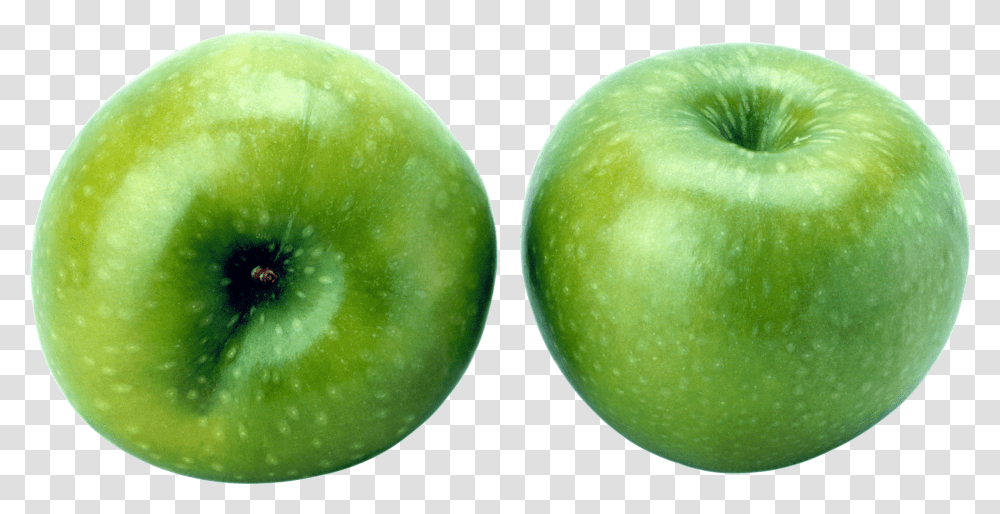 Download Green Apple Image Hq Green Apple Top, Plant, Fruit, Food, Tennis Ball Transparent Png