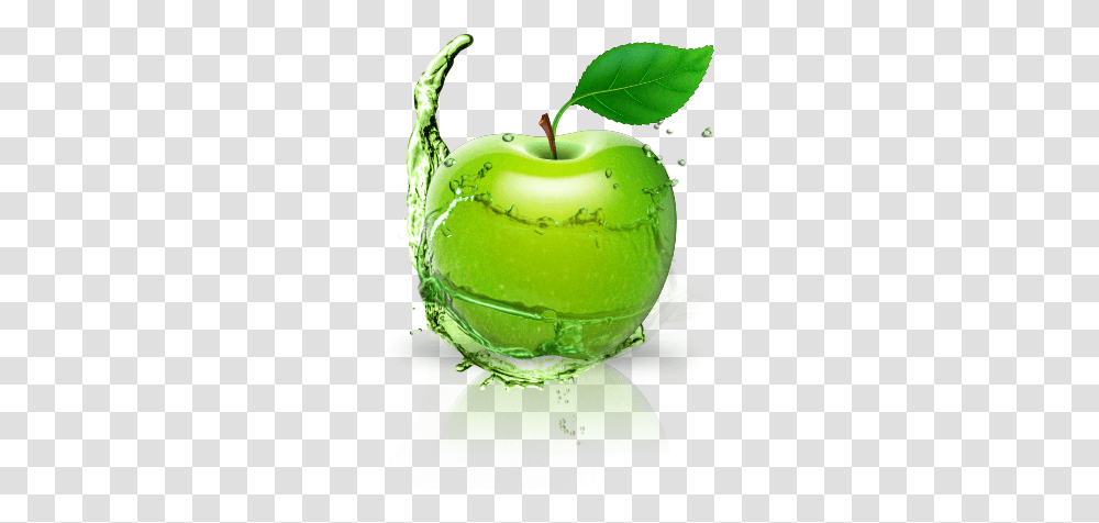 Download Green Apple Pic Free Images Green Apple Image In, Plant, Fruit, Food, Birthday Cake Transparent Png