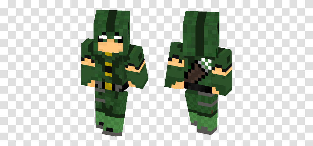 Download Green Arrow Cw Boy Skin Of Minecraft, Toy Transparent Png