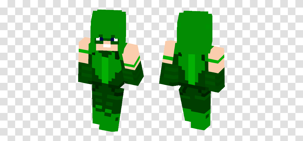 Download Green Arrow Oliver Dc Minecraft Skin For Free Man Spider Minecraft Skin, Recycling Symbol, Crystal, Graphics, Art Transparent Png