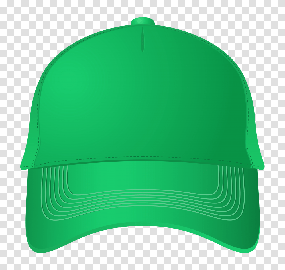 Download Green Baseball Cap Clipart Clipart Green Baseball Hat, Clothing, Apparel Transparent Png