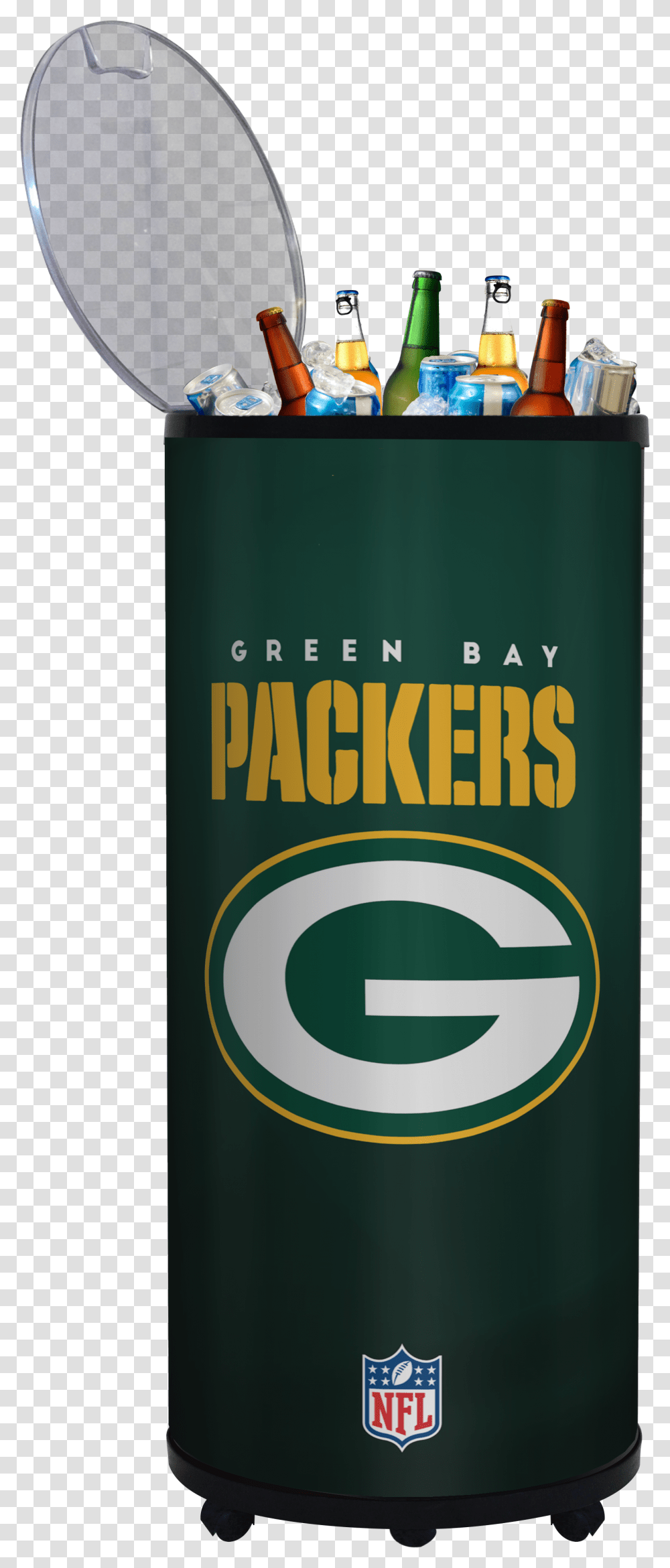 Download Green Bay Packers Fans Nfl Football Poster Green Bay Packers, Beverage, Drink, Bottle, Alcohol Transparent Png