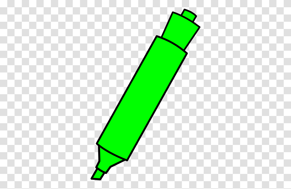 Download Green Highlighter Marker Clipart, Pencil, Crayon Transparent Png
