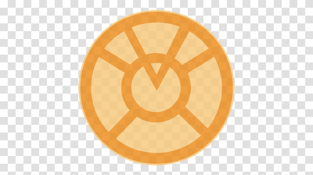 Download Green Lantern Orange Symbol Dc Orange Lantern Corps Symbol, Logo, Trademark, Plant, Badge Transparent Png
