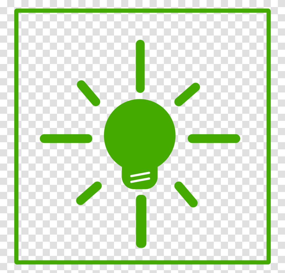 Download Green Light Bulb Icon Clipart Incandescent Light Bulb, Machine, Key Transparent Png