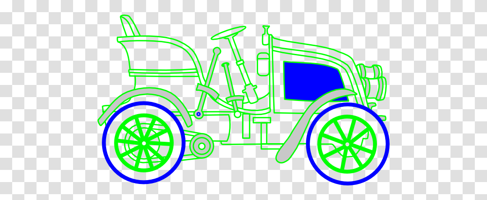 Download Green Old Fashioned Car Clipart, Vehicle, Transportation, Tricycle, Automobile Transparent Png