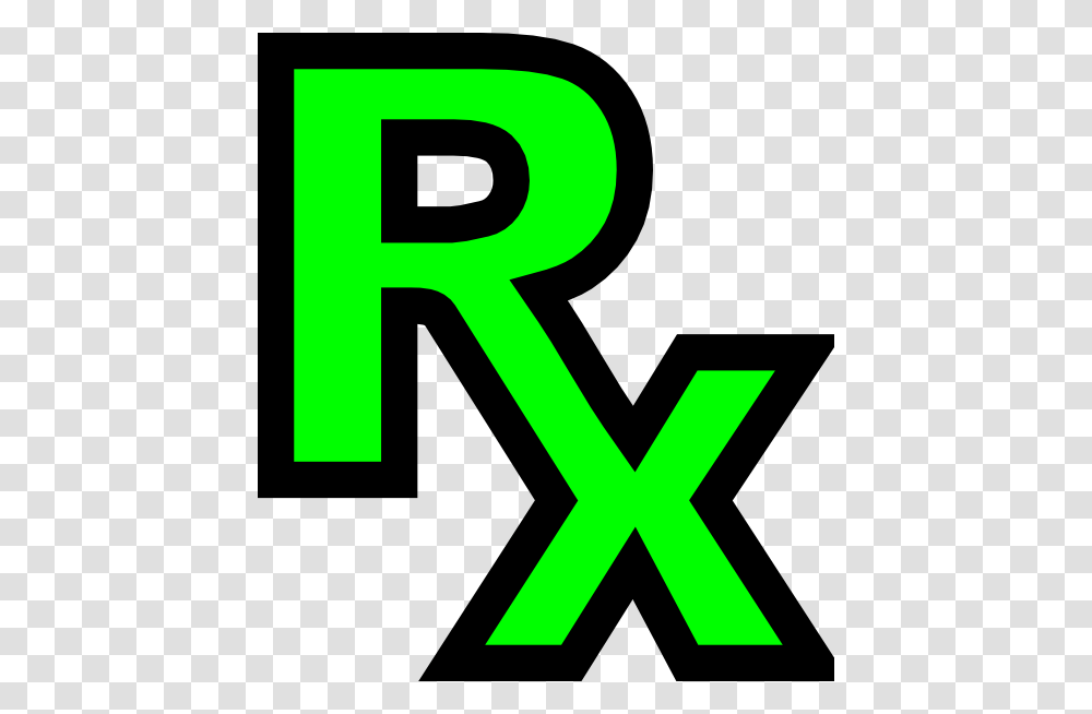 Download Green Rx Clipart Medical Prescription Pharmacist Clip Art, Alphabet, Logo Transparent Png