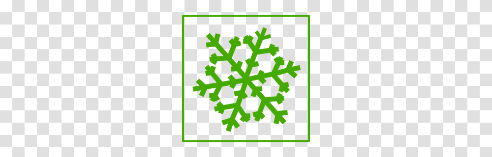 Download Green Snowflake Clipart Clip Art, Rug, Poster, Advertisement Transparent Png