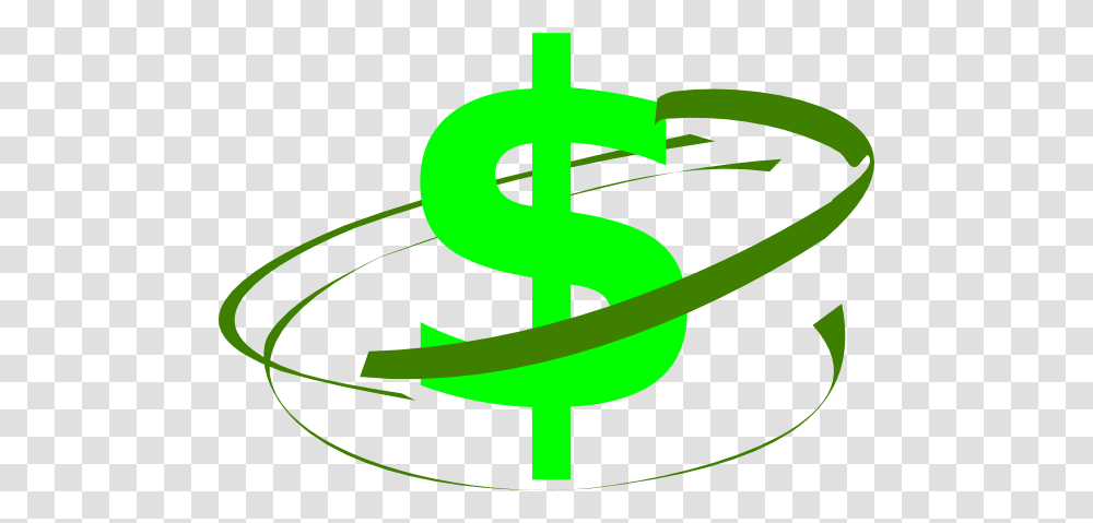 Download Green Swirl Around Money Sign Clipart, Dynamite, Bomb, Weapon, Weaponry Transparent Png