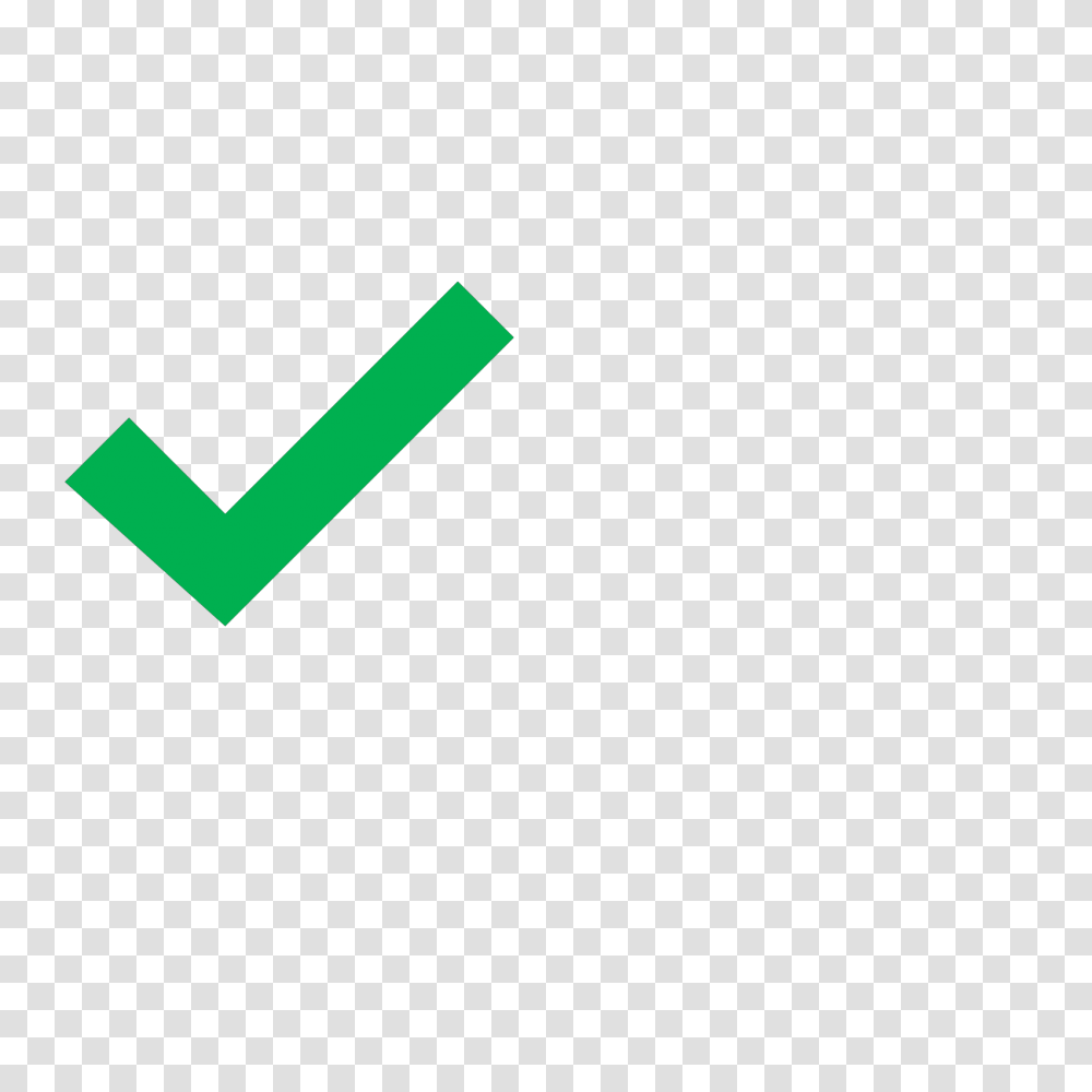 Download Green Tick Background Green Check, Symbol, Logo, Trademark, Text Transparent Png