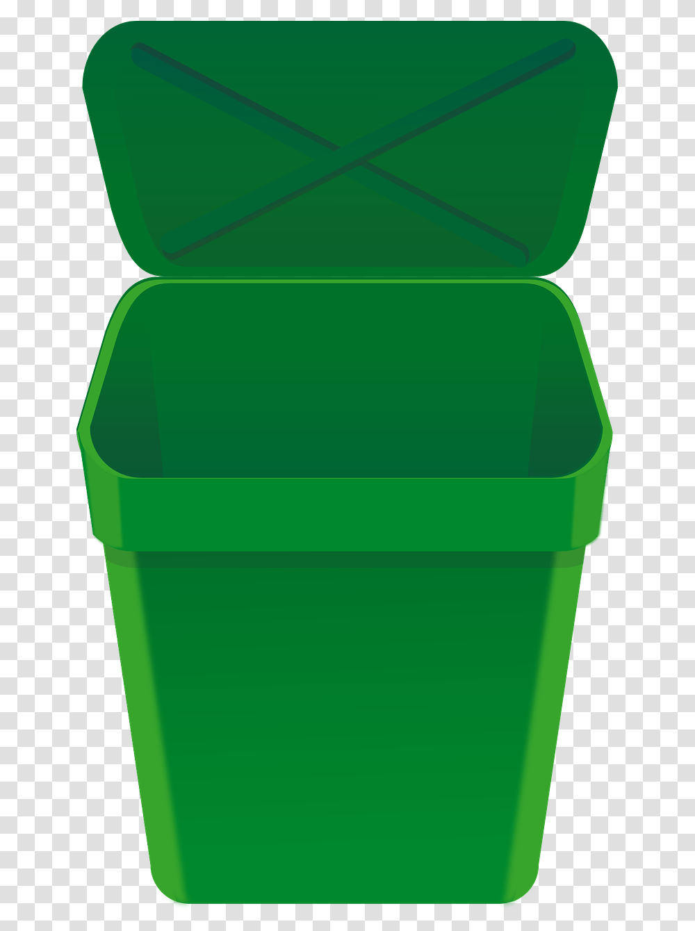 Download Green Trash Can Clipart Rubbish Bins Waste Paper, Tin, Plastic, Recycling Symbol Transparent Png