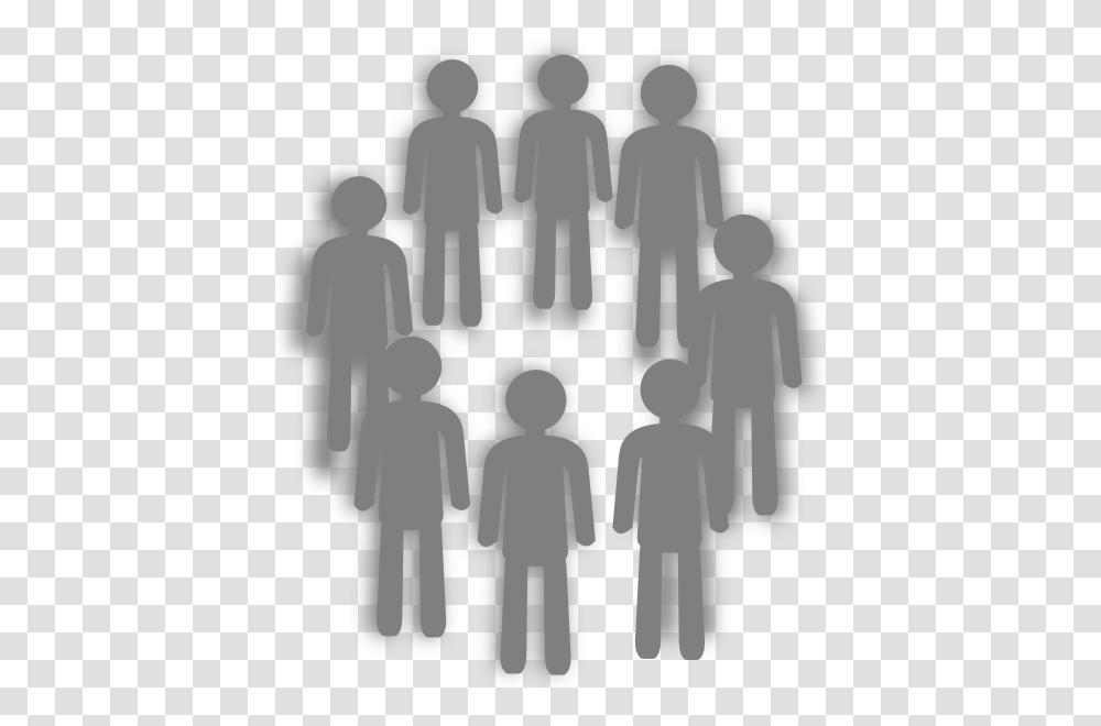 Download Grey Group Grey People Clipart Image With No Clipart Population, Hand, Fist Transparent Png