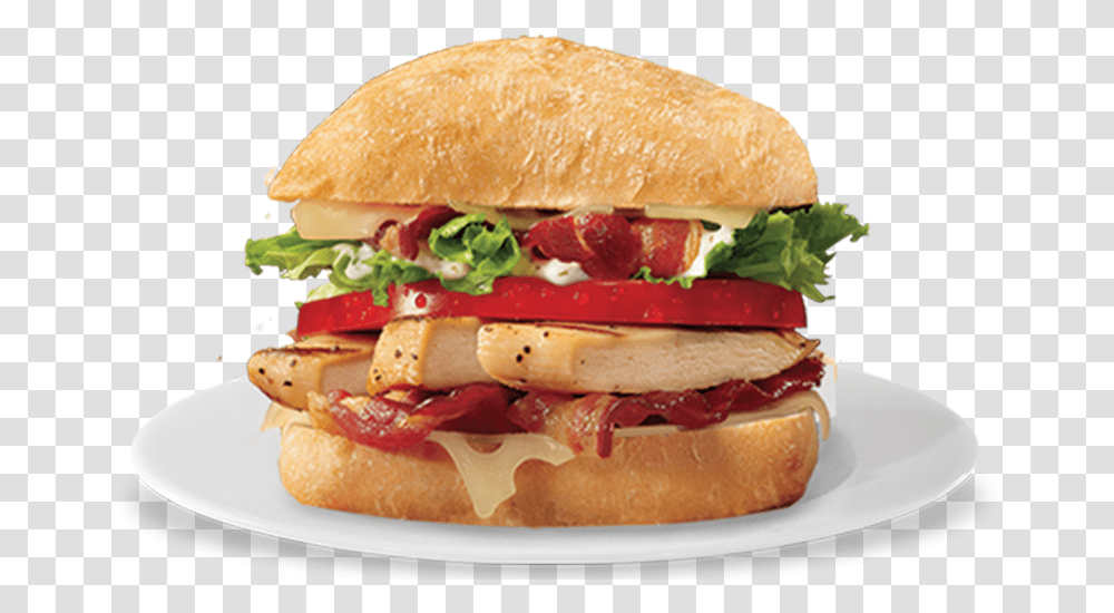 Download Grilled Chicken Sandwich Image With No Chicken Bacon Ranch Sandwich Dairy Queen, Burger, Food Transparent Png