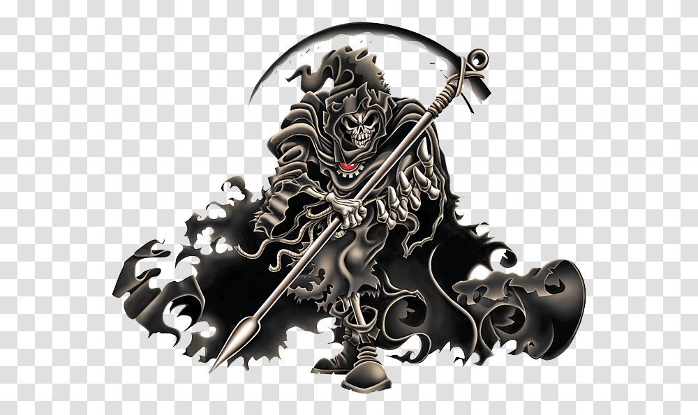 Download Grim Reaper Image Maximo Ghosts To Glory Grim, Emblem, Logo Transparent Png