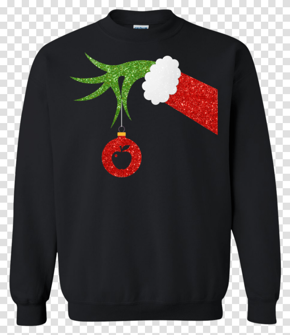Download Grinch Hand Images Friends Ugly Christmas Sweaters, Clothing, Apparel, Sleeve, Long Sleeve Transparent Png