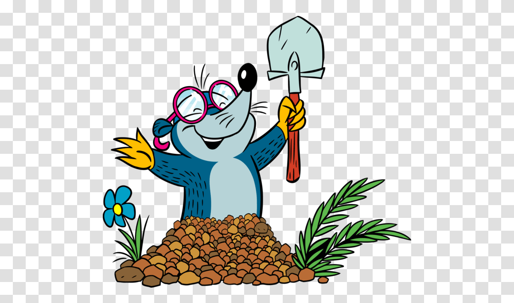 Download Groundhog Day Cartoon Palm Tree Plant For Around Shovel Cartoon, Grain, Produce, Vegetable, Food Transparent Png