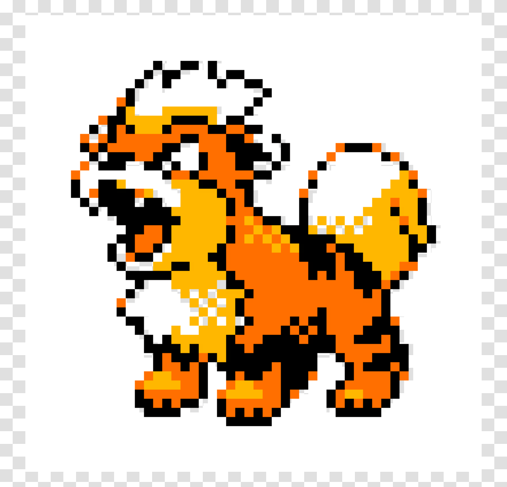 Download Growlithe Pixel Art Clipart Gold And Silver, Rug, Plant Transparent Png