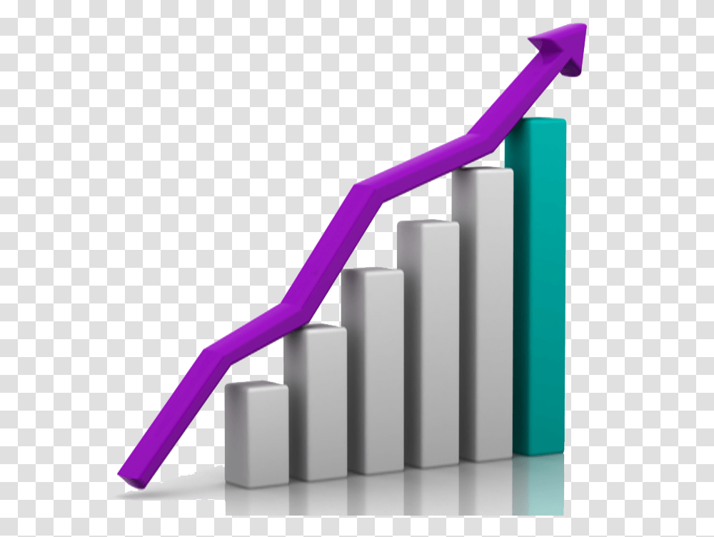 Download Growth Chart Picture Business Chart, Handrail, Banister, Staircase Transparent Png