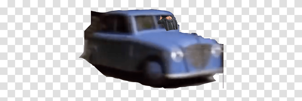 Download Gru In Car Model Car, Vehicle, Transportation, Sports Car, Sedan Transparent Png