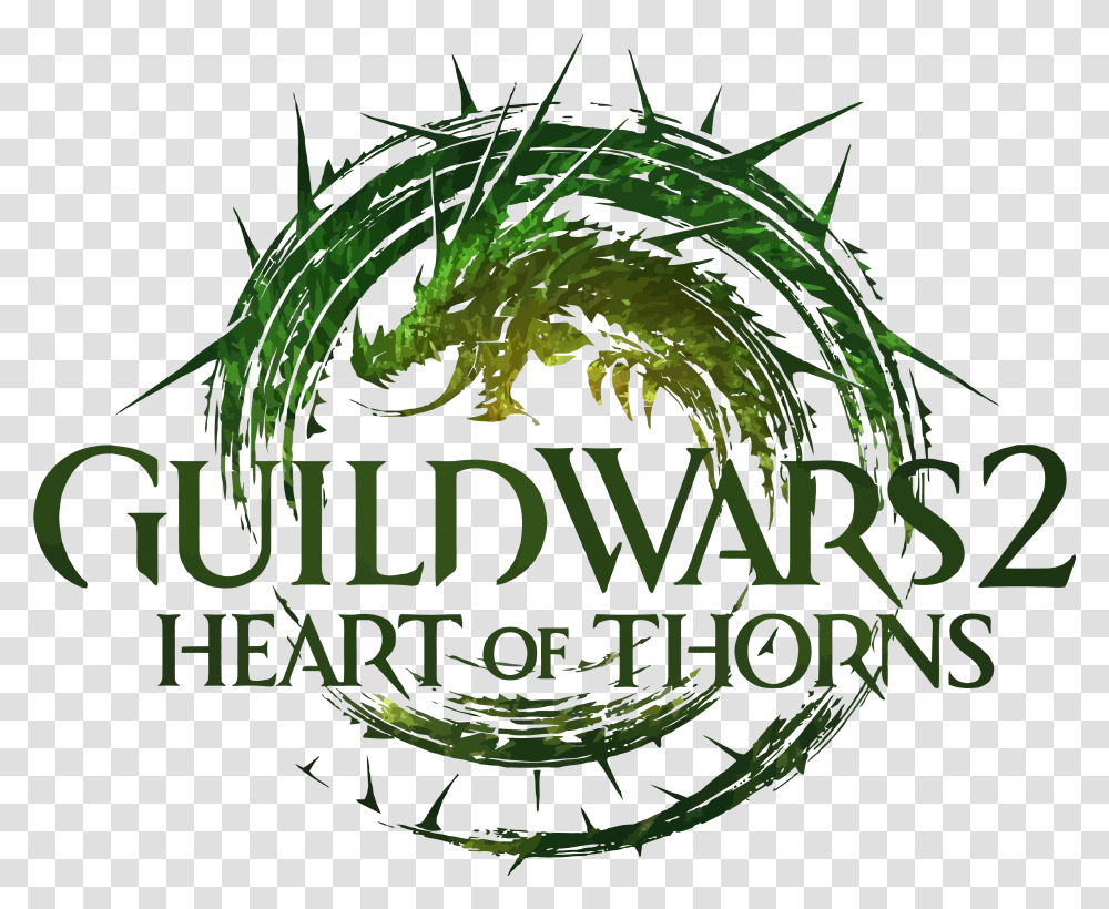 Download Guild Wars 2 Hot, Dragon, Word, Logo Transparent Png