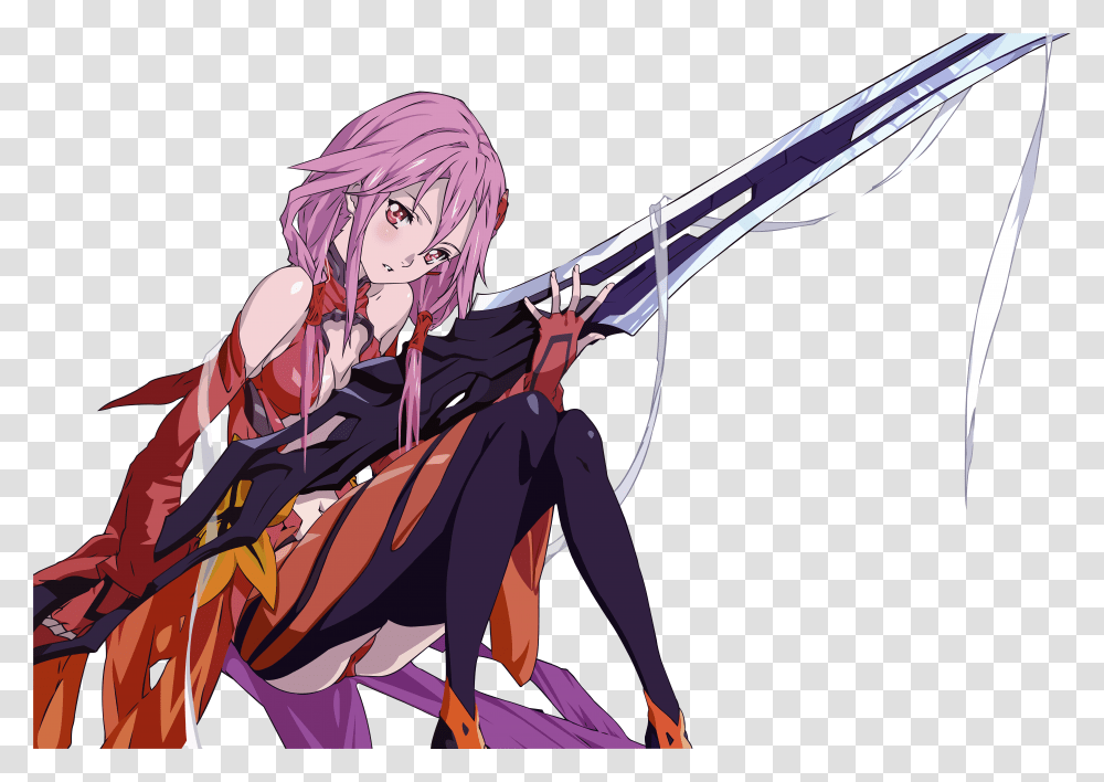Download Guilty Crown Picture Hq Image Guilty Crown Shu Sword, Comics, Book, Manga, Bow Transparent Png