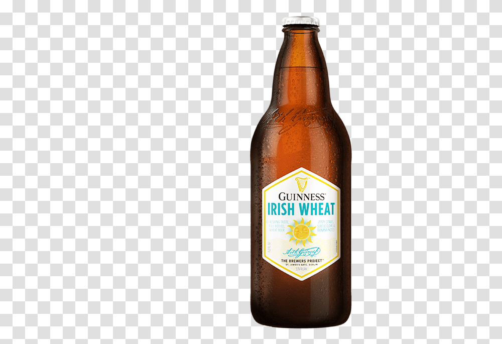 Download Guinness Irish Wheat Logo Beer Bottle, Alcohol, Beverage, Drink, Lager Transparent Png