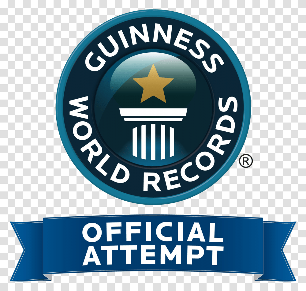 Download Guinness World Record Logo Guinness World Record Logo, Trademark, Badge, Emblem Transparent Png